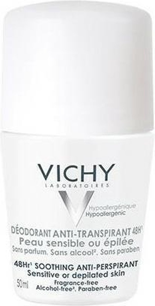 Vichy Anti-transpiratie Deodorant 48u voor de gevoelige of geëpileerde huid - roller 50ml