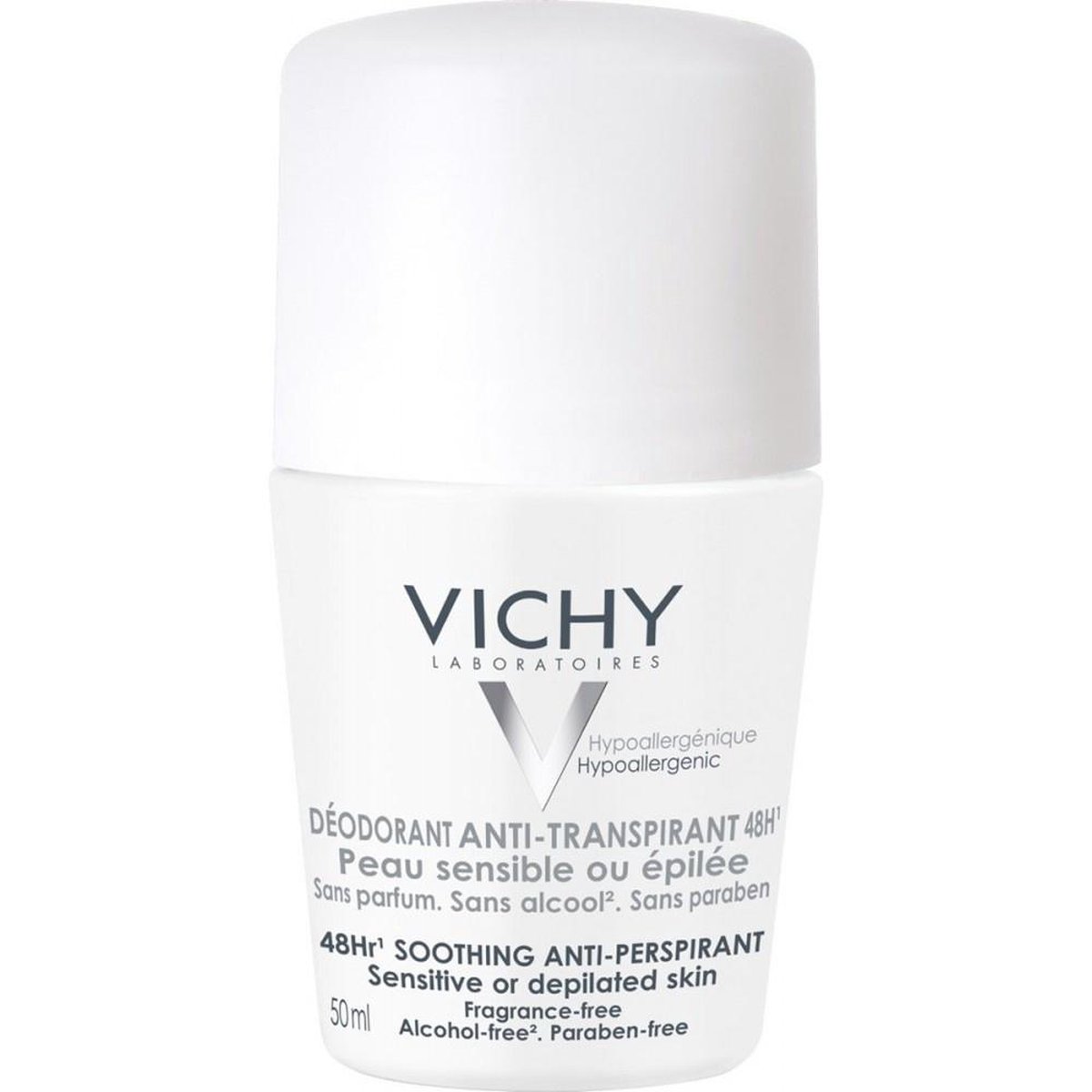 Vichy Anti-transpiratie Deodorant 48u voor de gevoelige of geëpileerde huid - roller 50ml