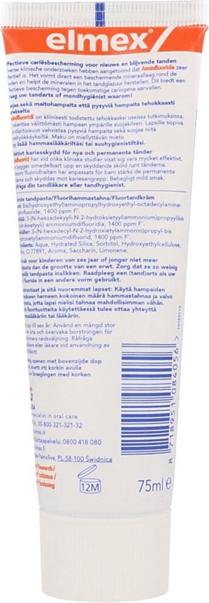 Elmex Anti-Cariës Junior Tandpasta - 75ml
