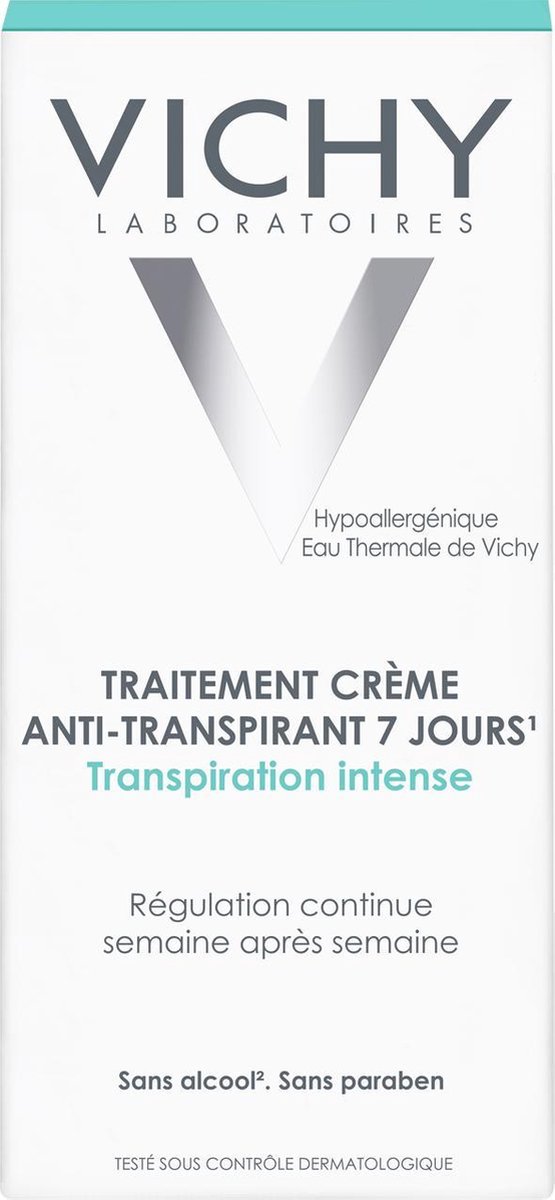 Vichy Anti-transpiratie Deodorant Crème 7 dagen - 30 ml