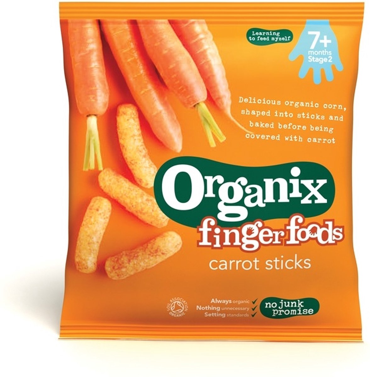 Organix Goodies Fingerfoods Puff Carrot 7mnd 20gram