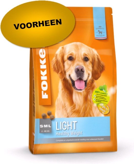 Fokker Dog Weight-Fit Kip - Hondenvoer - 2.5 kg