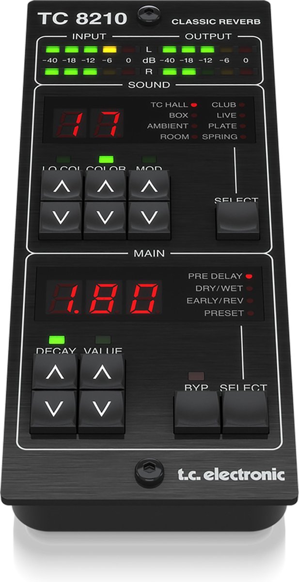 TC Electronic TC8210-DT reverb (plug-in met controller)