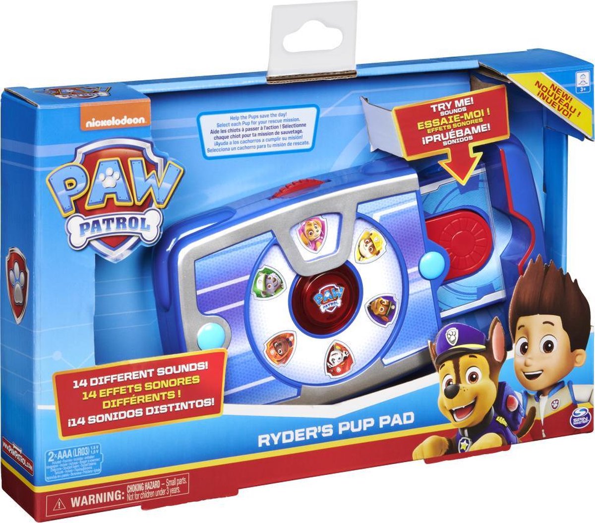 Spinmaster PAW Patrol Role Play Ryder's Pup Pad - Blauw
