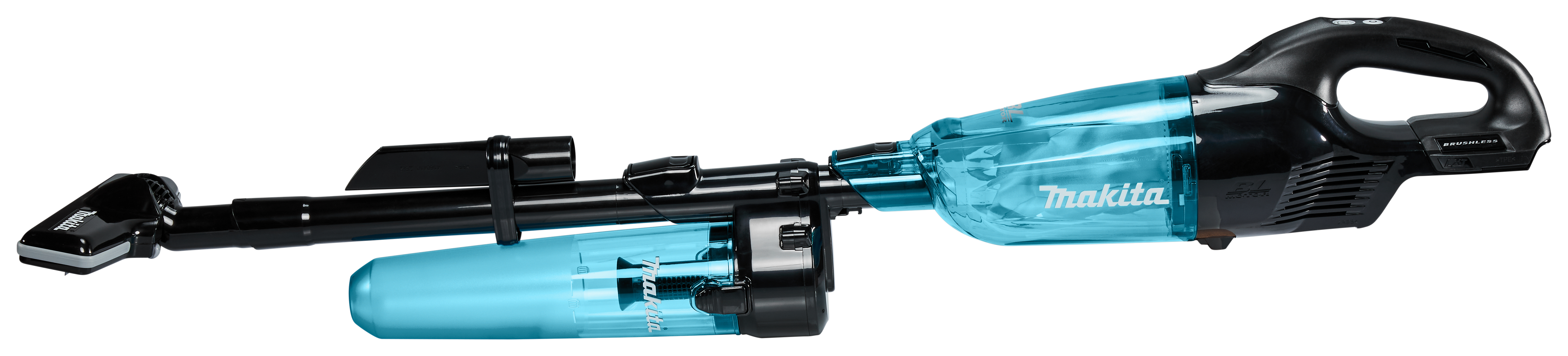 Makita DCL281FZCB 18 V Steelstofzuiger zwart | Mtools