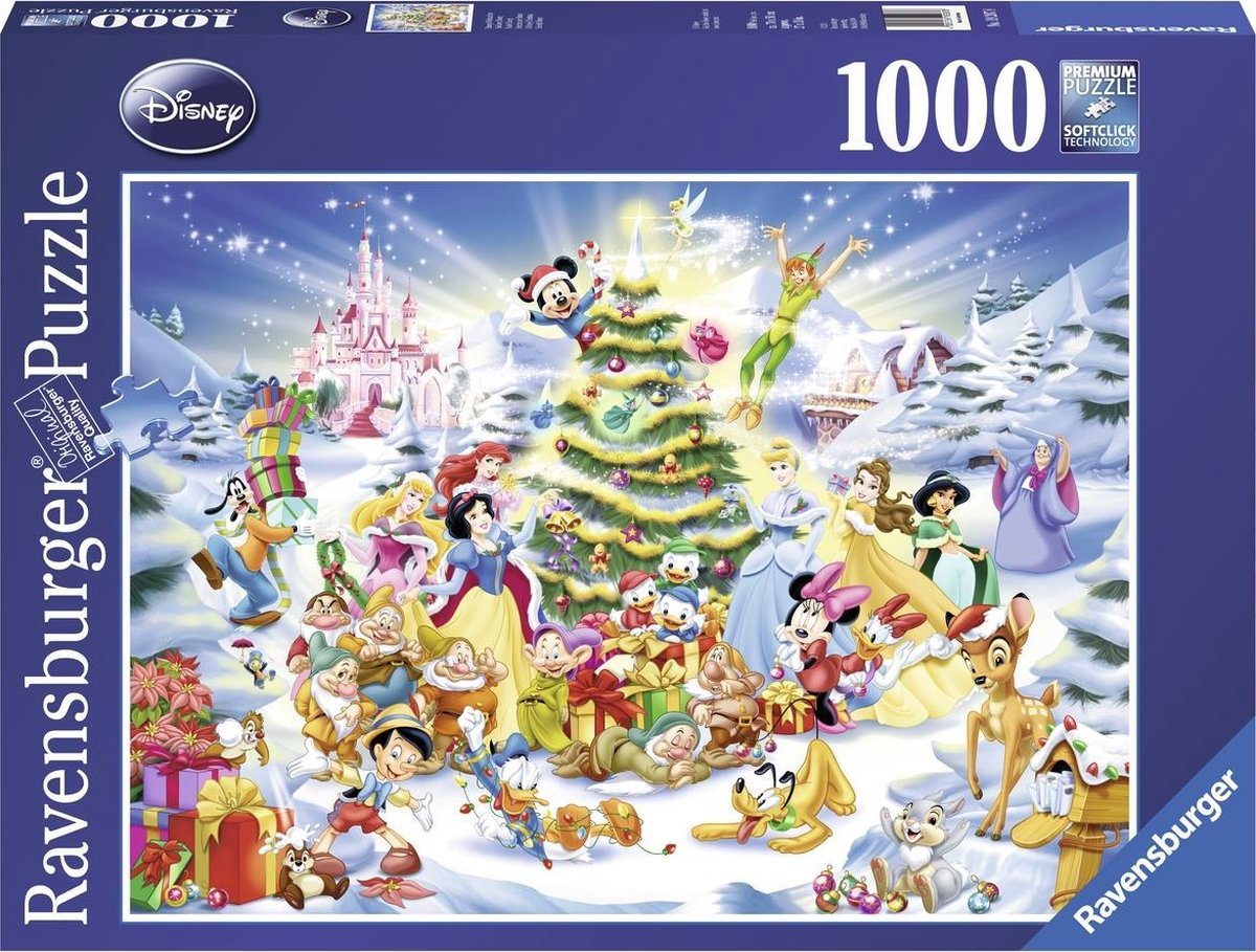 Ravensburger Puzzel Disney Kerstmis - 1000 Stukjes