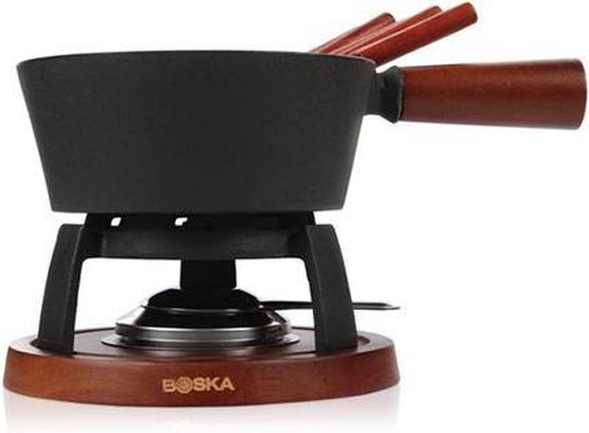Boska Fondueset Pro - 4 Personen -/bruin - 1,2 L - Zwart