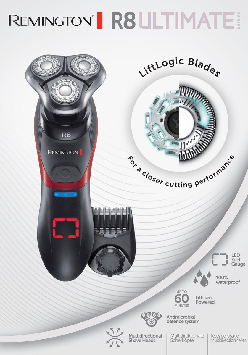 Remington Scheerapparaat Ultimate R8 - Zwart