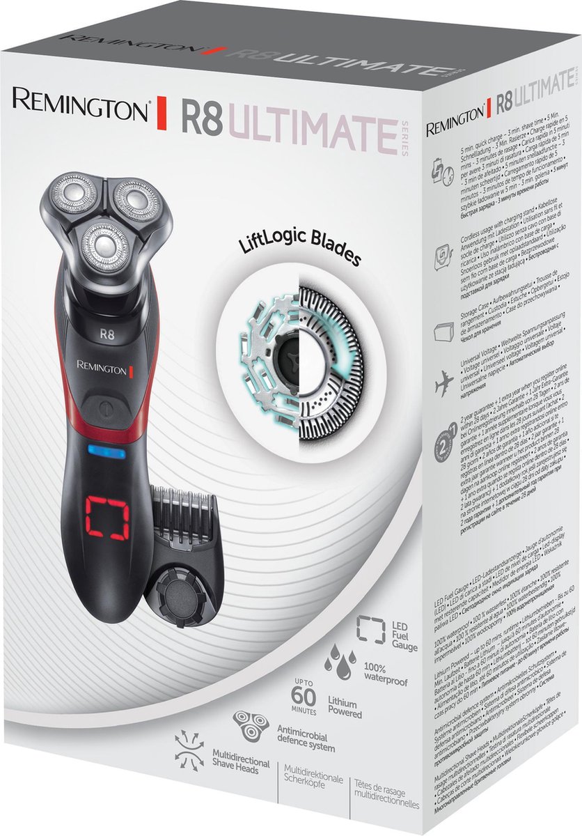 Remington Scheerapparaat Ultimate R8 - Zwart