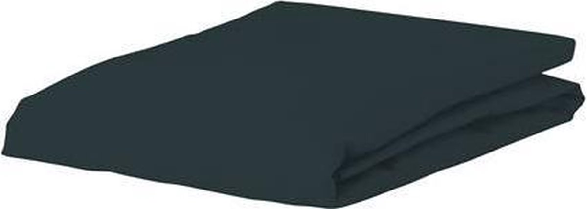 Essenza Satin Hoeslaken - 100% Katoen-satijn - 1-persoons (80x200 Cm) - Pine Green - Groen