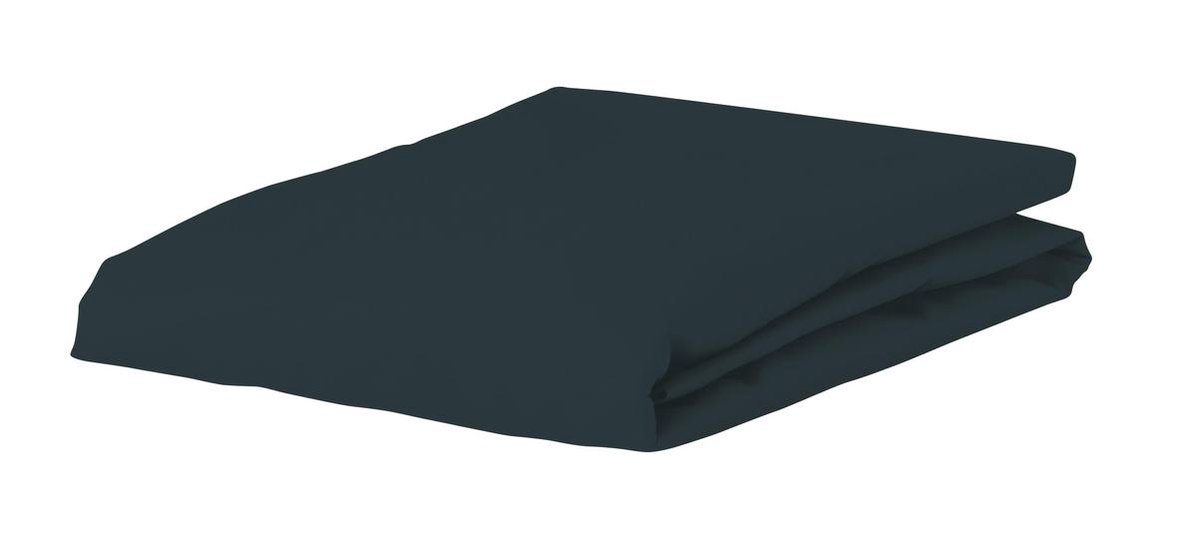 Essenza Satin Hoeslaken - 100% Katoen-satijn - 1-persoons (80x200 Cm) - Pine Green - Groen