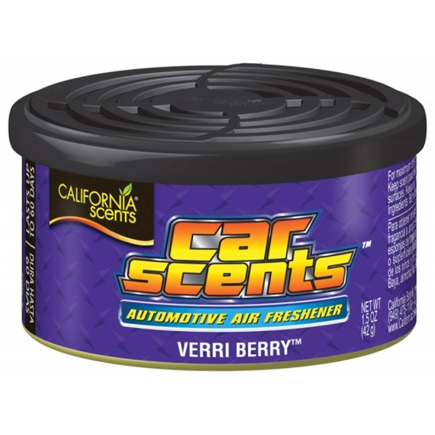 Universeel California Scents Luchtverfrisser Blik Verri Berry 42 Gram