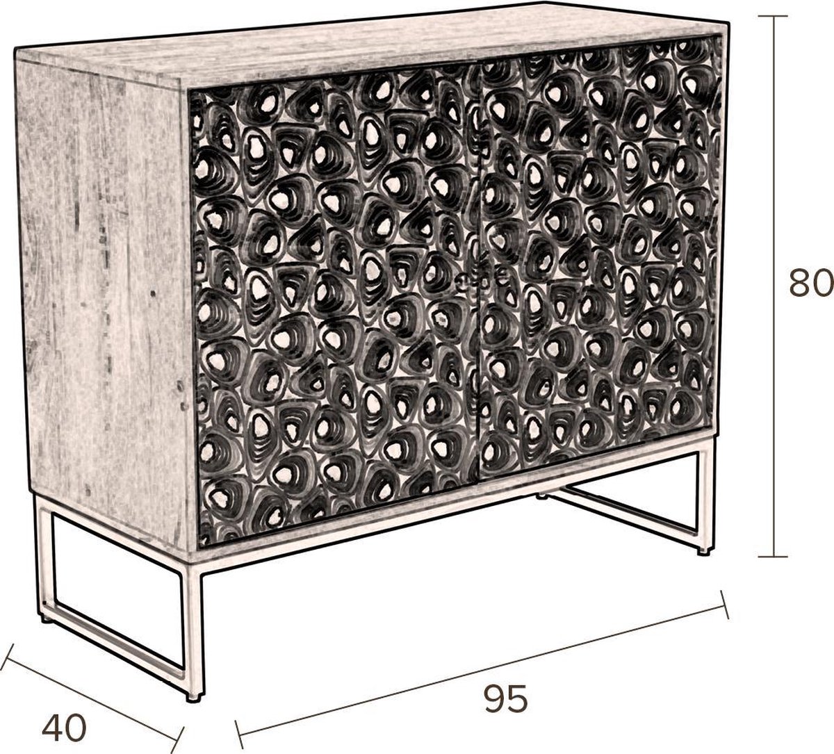 Dutchbone Meena Dressoir