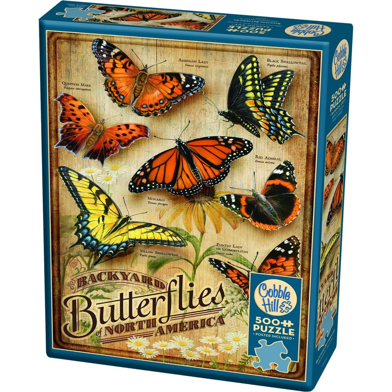 Cobble Hill Legpuzzel Backyard Butterflies 500 Stukjes