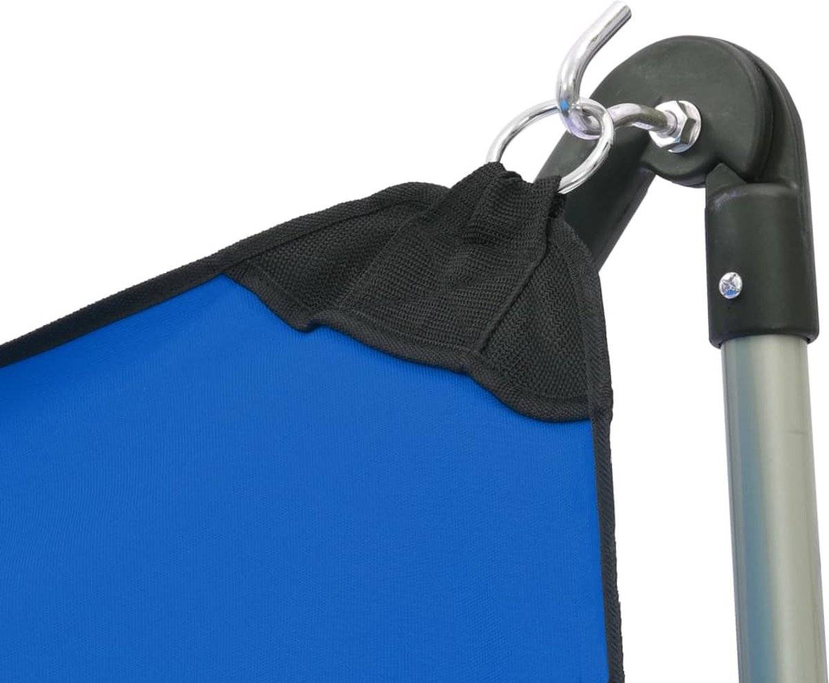Vidaxl Hangmat Met Inklapbare Standaard - Blauw