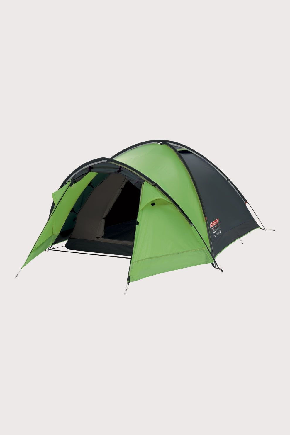 Coleman Pingora Black Out 3P Koepeltent Donker/ - Verde