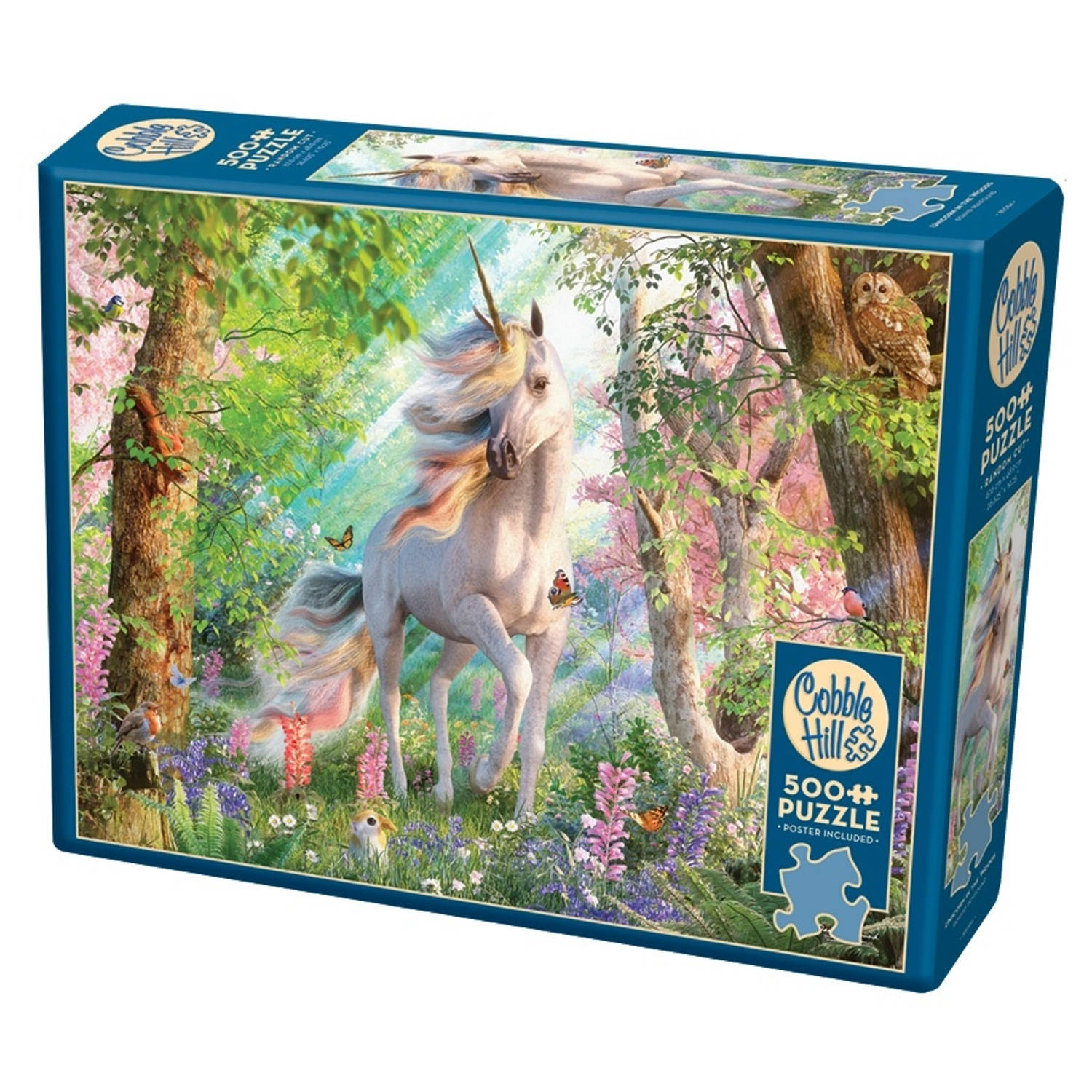 Cobble Hill Legpuzzel Unicorn In The Woods 500 Stukjes