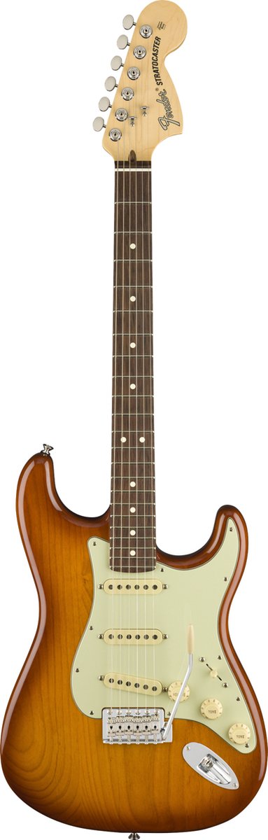 Fender American Performer Stratocaster Honey Burst RW met gigbag