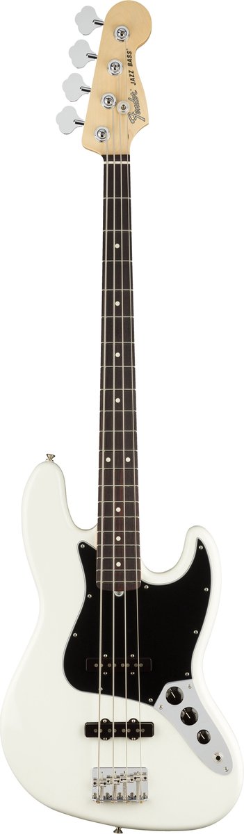 Fender American Performer Jazz Bass Arctic White RW met gigbag