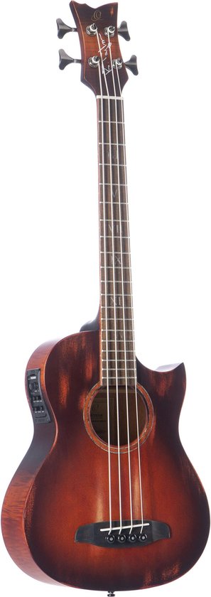 Ortega Signature KT-WALKER-V2 E/A basgitaar met tas en draagband