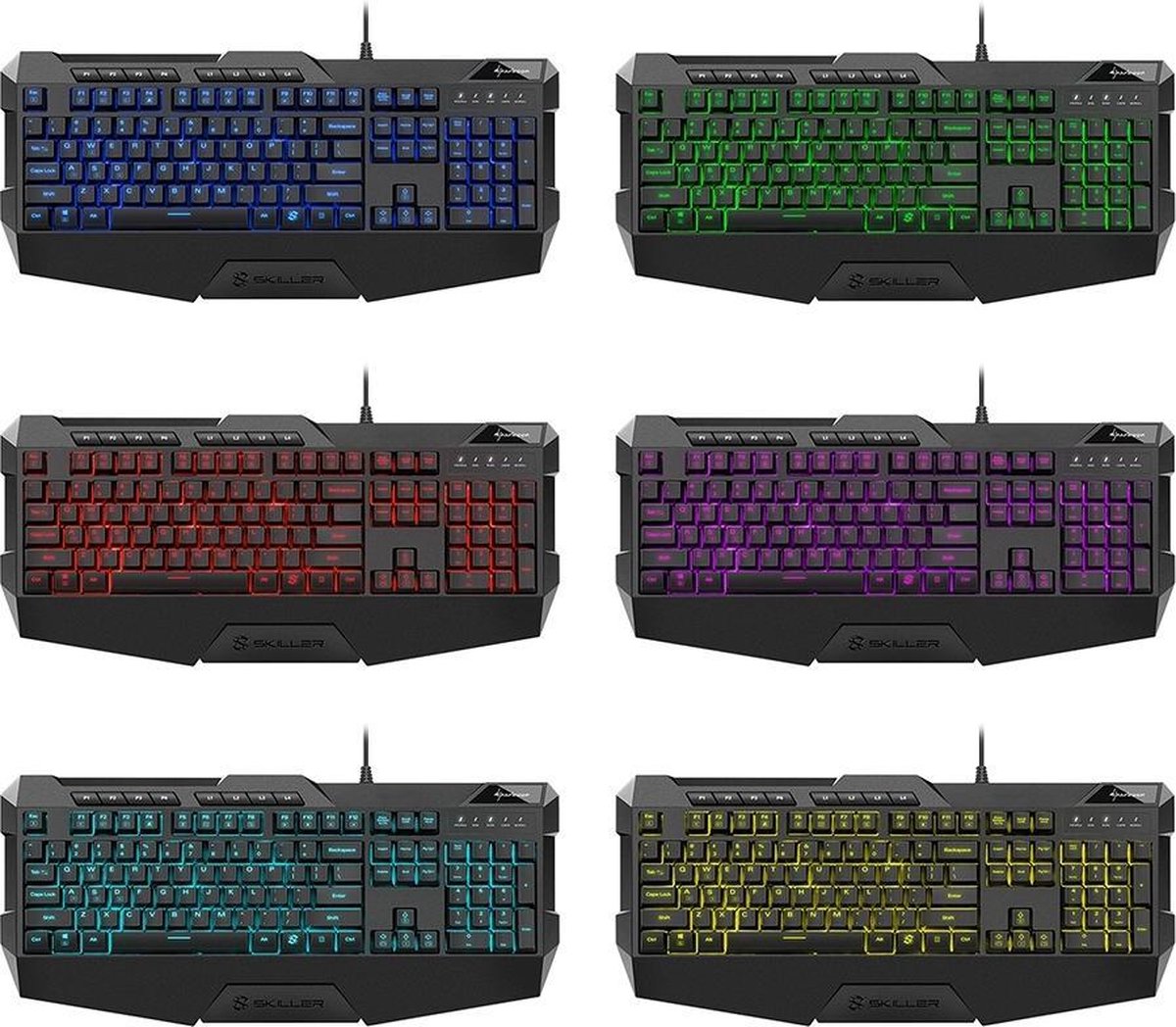 Sharkoon Skiller SGK4 (US-Layout) U - Zwart