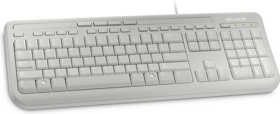 Back-to-School Sales2 Wired 600 - Toetsenbord - Qwerty - - Wit