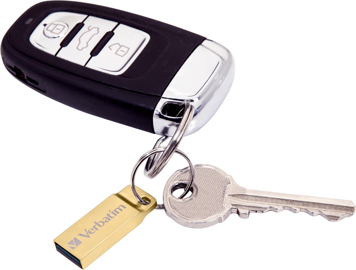 Verbatim USB-sticks 64GB Metal Executive USB 3.0 Flash Drive � Gold