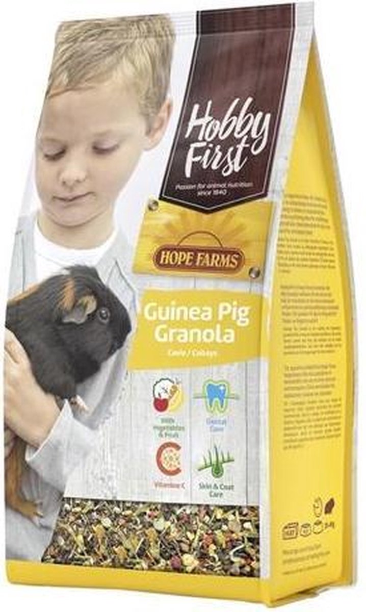 Hobbyfirst Hope Farms Guinea Pig Granola - Caviavoer - 800 g
