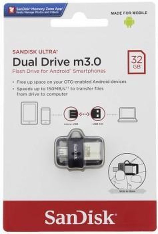 Sandisk Dual Drive Ultra 3.0 32GB USB