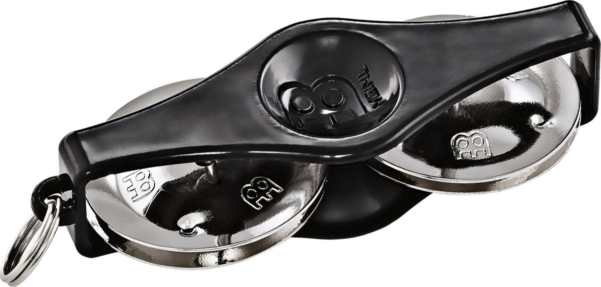 Meinl KRT-BK Key Ring Tambourine sleutelhanger zwart