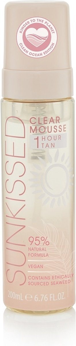 SUNKISSED Clear Mousse 1 Hour Tan Clean Ocean Edition