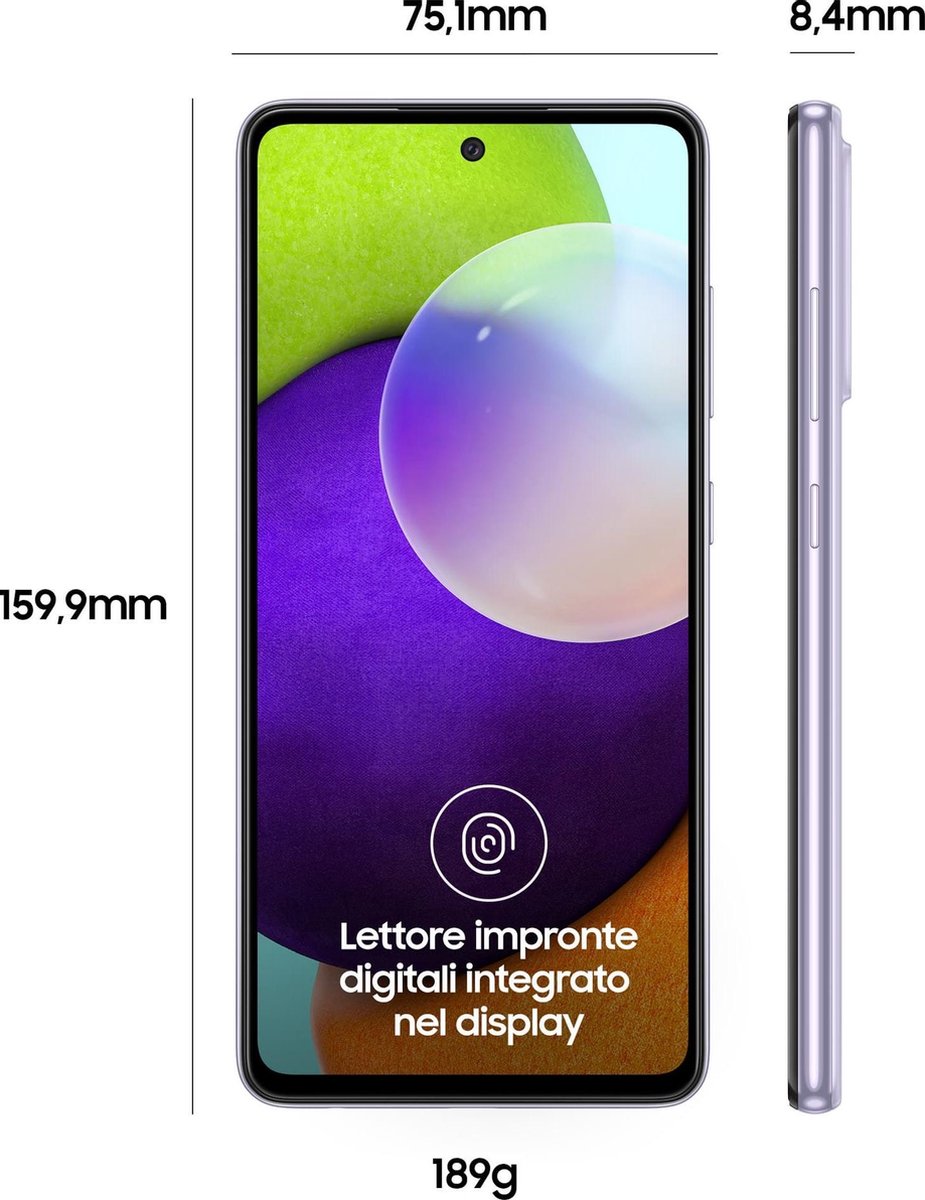 Samsung Galaxy A52 128GB 4G - Paars