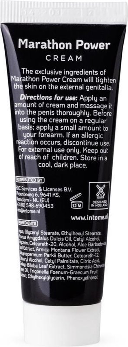 Intome Marathon Power Cream