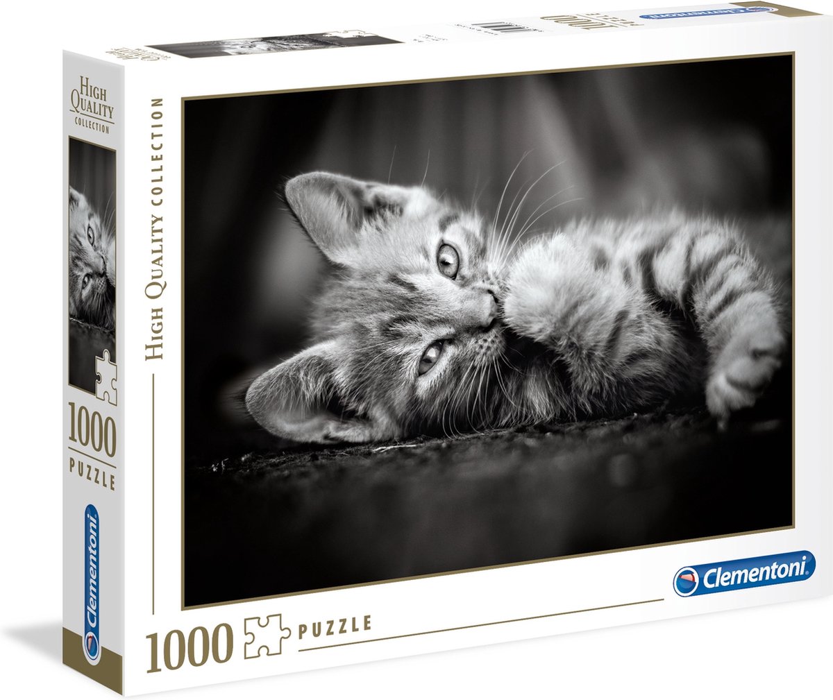 Clementoni Puzzel High Quality 1000 Stukjes Kitten