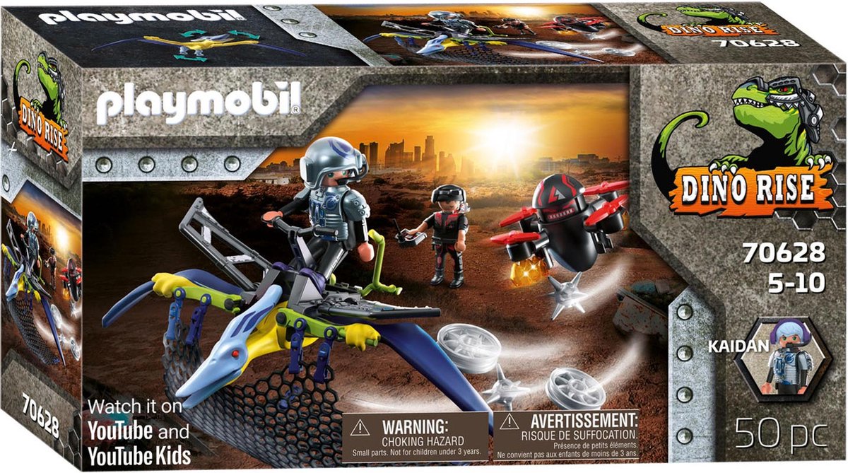 Playmobil 70628 Pterandon Aanval Vanuit De Lucht