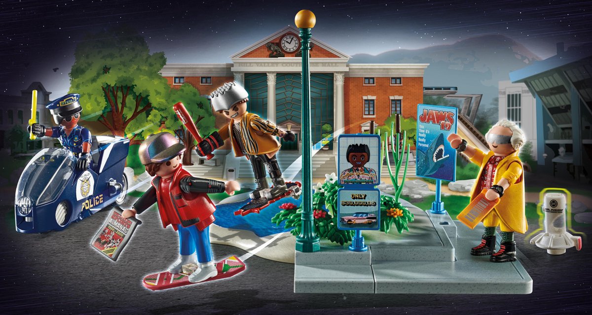 Playmobil 70634 Back To The Future Deel 2 Hoverboard Achtervolging