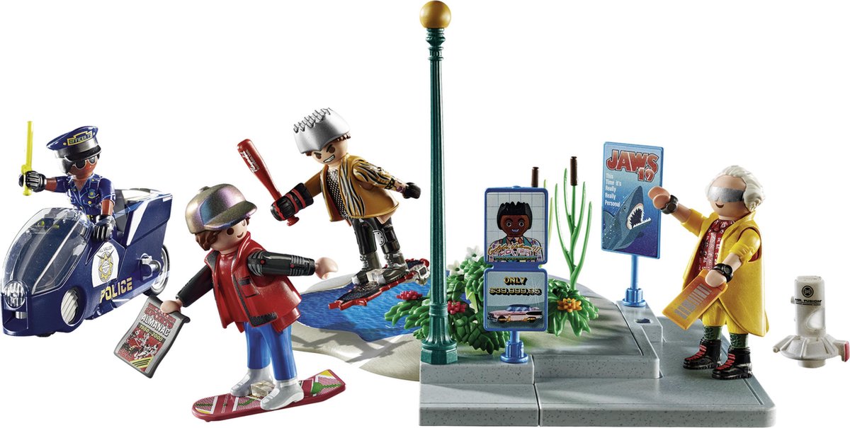 Playmobil 70634 Back To The Future Deel 2 Hoverboard Achtervolging