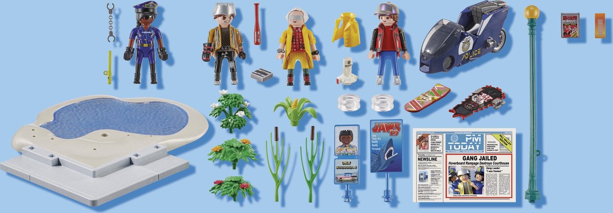 Playmobil 70634 Back To The Future Deel 2 Hoverboard Achtervolging