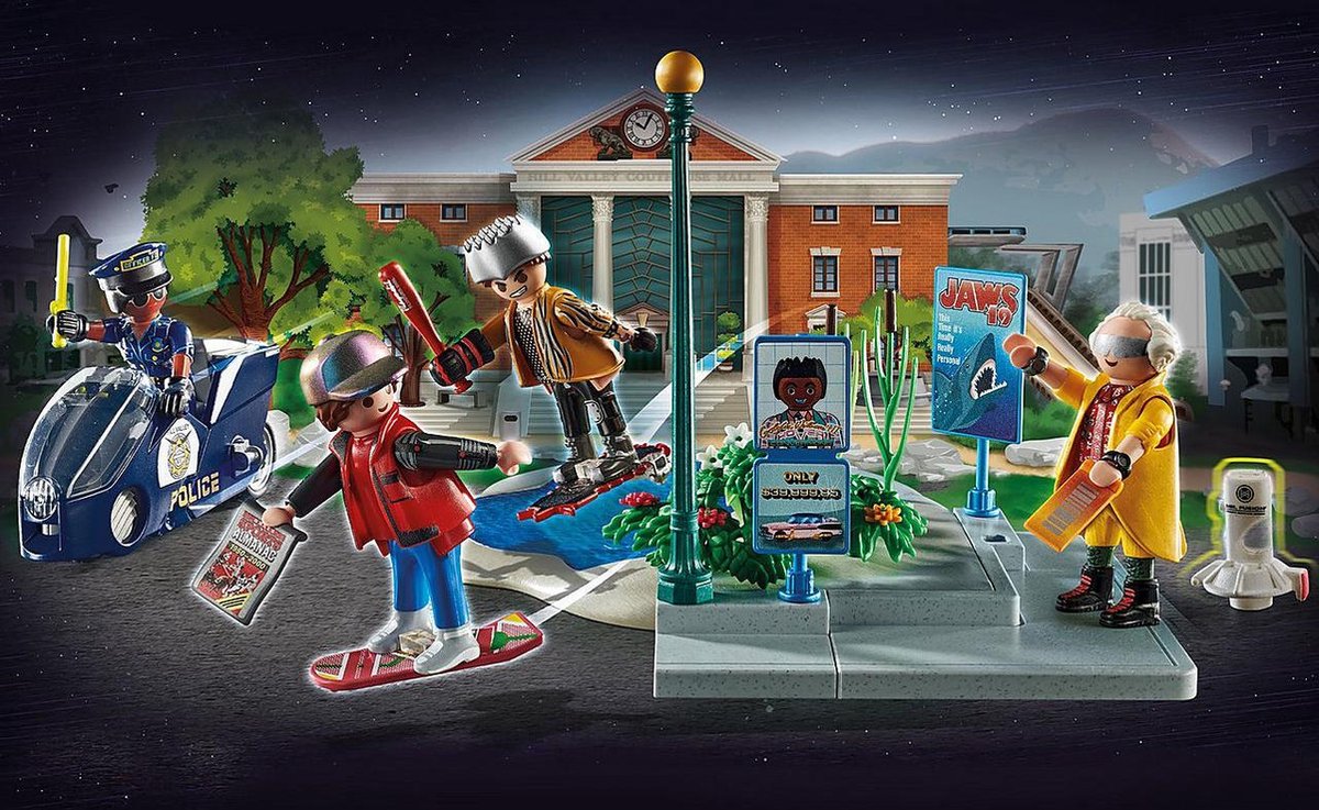 Playmobil 70634 Back To The Future Deel 2 Hoverboard Achtervolging