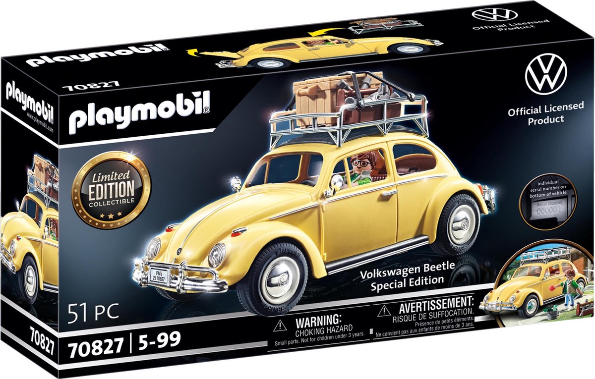 Playmobil 70827 Volkswagen Kever Special Edition - Geel