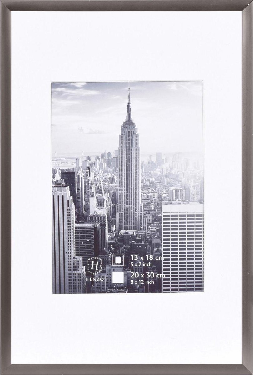 Henzo Fotolijst Manhattan - 20 X 30 Cm - - Grijs