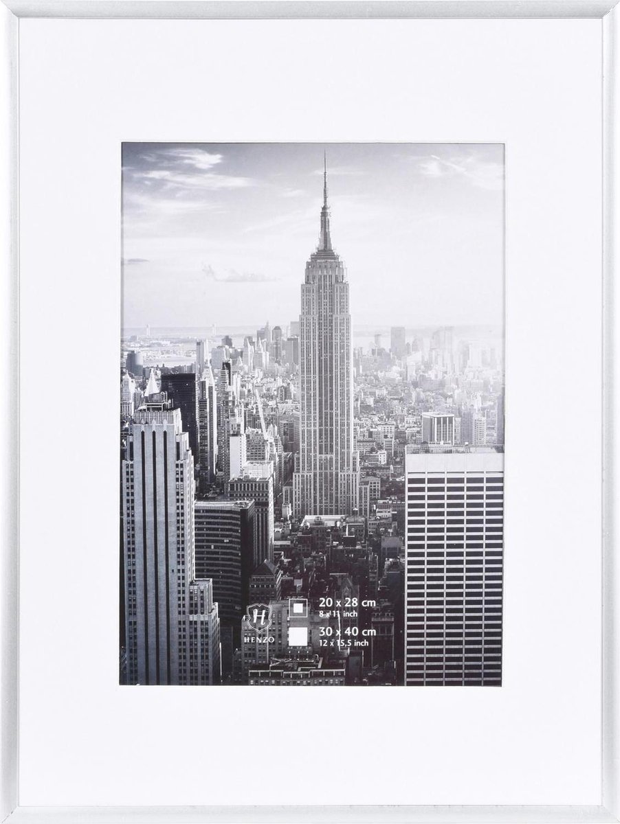 Henzo Fotolijst Manhattan - 30 X 40 Cm - Zilverkleurig