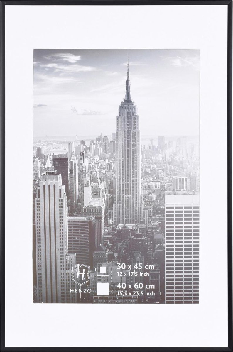 Henzo Fotolijst Manhattan - 40 X 60 Cm - - Zwart