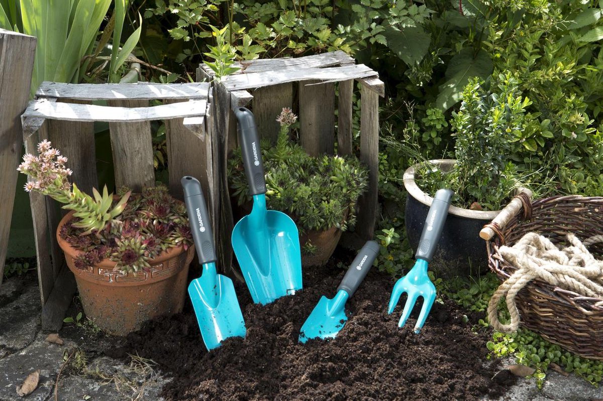 GARDENA City Gardening Bloemenschepje - Groot - Zwart