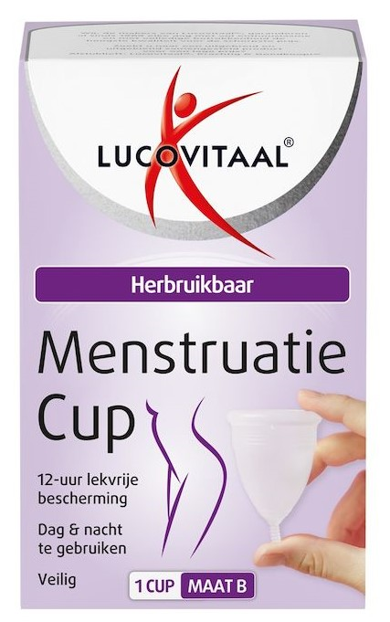 Lucovitaal Menstruatie Cup Maat B Stuk