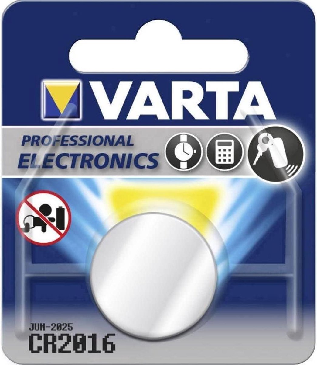 Varta Batterijen Professional Electronics CR2016 3volt
