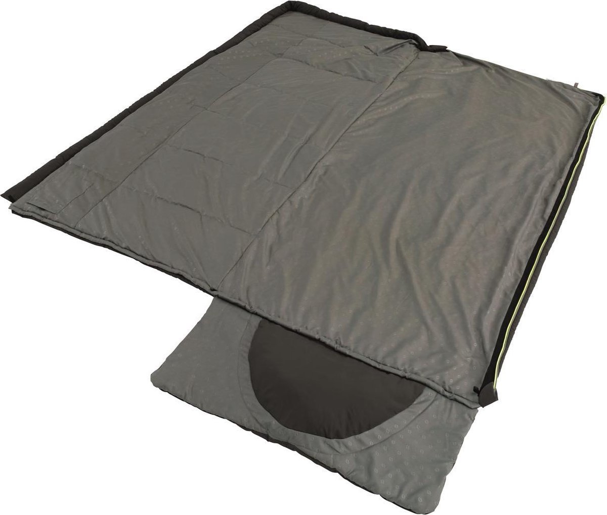 Outwell Slaapzak Contour Rits Links - Zwart