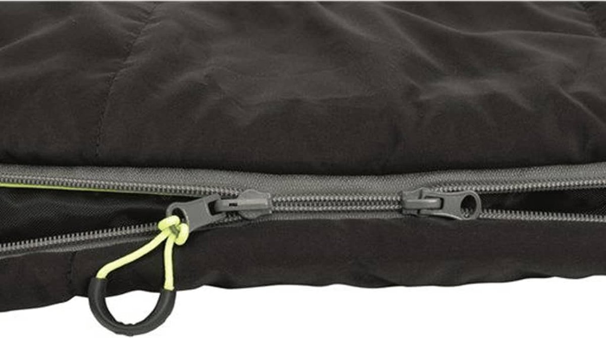 Outwell Slaapzak Contour Rits Rechts - Zwart