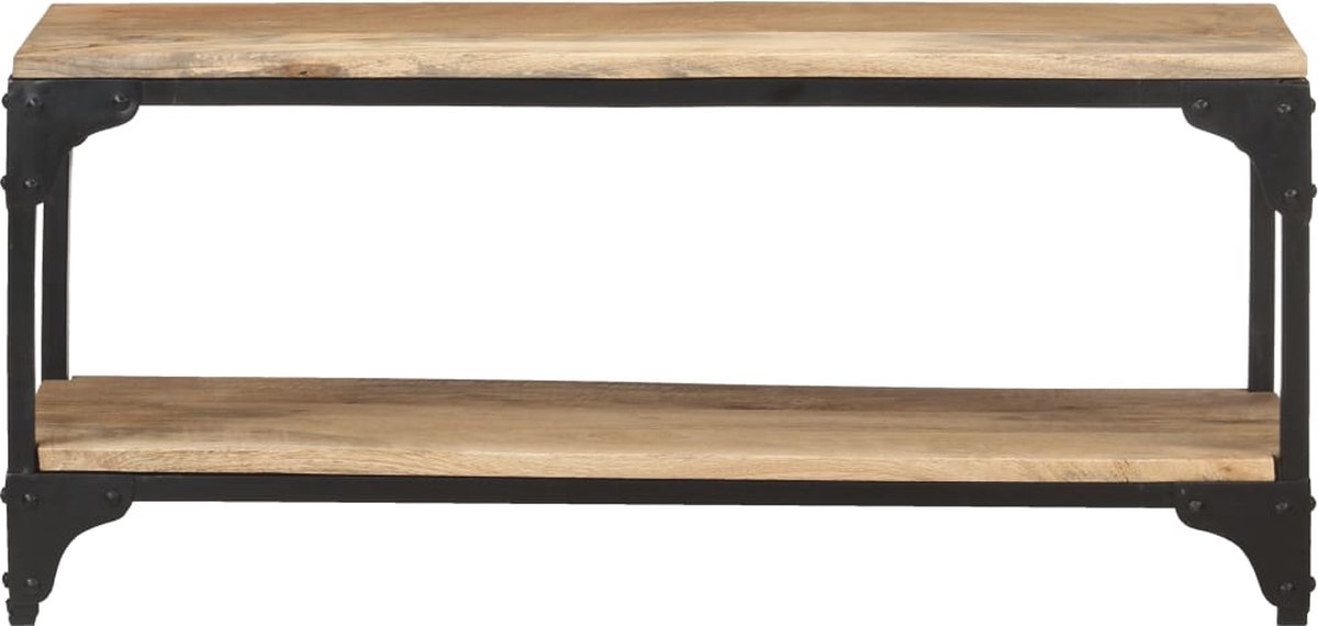 Vidaxl Salontafel 90x30x40 Cm Massief Mangohout - Bruin