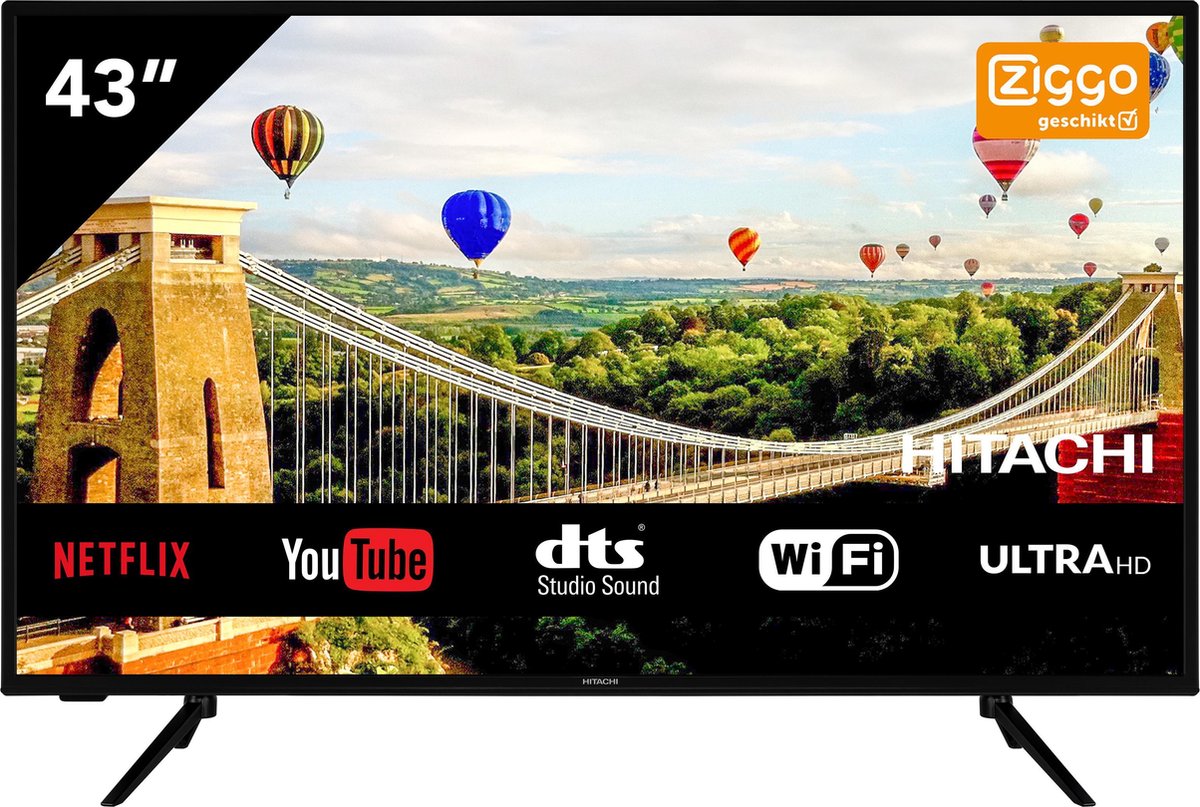 Hitachi 43hk5600 Ultra Hd/ 4k 43 Inch Smart Tv - Negro